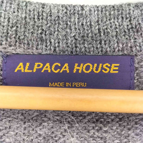 ALPACA HOUSE アルパカ100% ニットベスト レディース