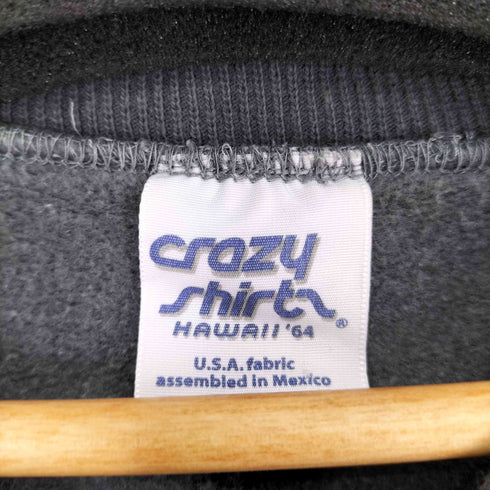 クレイジーシャツ CRAZY SHIRTS フロントロゴプリントスウェット メンズ JPN:S