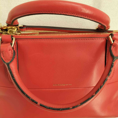 コーチ COACH ザ ミニ ボロー バッグ レトロ グラブ タン レザー BOROUGH BAG IN RETRO GLOVE TAN LEATHER レディース