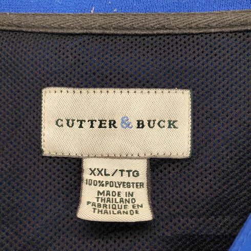 カッターアンドバック CUTTER&BUCK ワンポイント刺繍 Vネック ピステ メンズ XXL