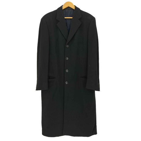 アルマーニコレツィオーニ ARMANI COLLEZIONI パワーショルダー ウール混 チェスターコート メンズ EUR:50