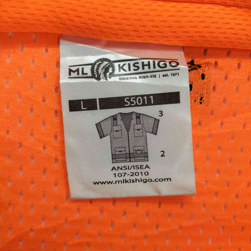 ML KISHIGO リフレクターメッシュTシャツ メンズ import:L