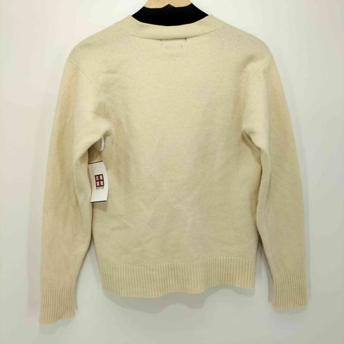 ポロバイラルフローレン Polo by RALPH LAUREN ポニー刺繍 Vネック ウールカーディガン レディース import:M
