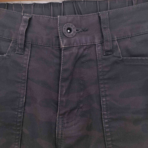 アヴィレックス AVIREX DOBBY TUCK CARGO PANTS / ドビータック カーゴパンツ カモ柄 ローライズ スリム レディース JPN:S