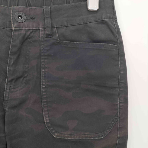 アヴィレックス AVIREX DOBBY TUCK CARGO PANTS / ドビータック カーゴパンツ カモ柄 ローライズ スリム レディース JPN:S