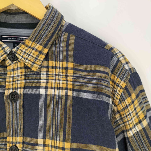 トミーヒルフィガー TOMMY HILFIGER 裏キルティング チェックシャツ メンズ import:XL
