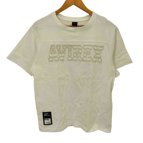 アヴィレックス AVIREX SS STARS&STRIPES LOGO FOOTBALL T-SHIRT メンズ L