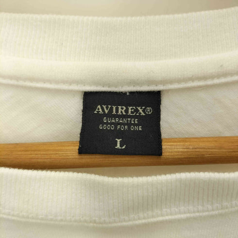 アヴィレックス AVIREX SS STARS&STRIPES LOGO FOOTBALL T-SHIRT メンズ L