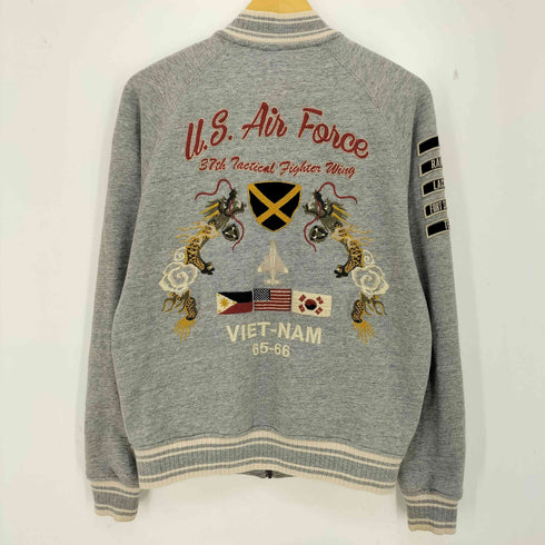 アヴィレックス AVIREX L/S SWEAT SUKA JACKET スウェットスカジャン メンズ JPN:L