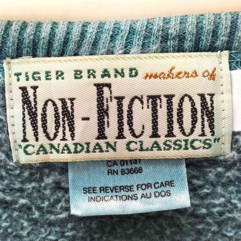 Non Fiction カナダ製 エンボス加工クルーネックスウェット メンズ JPN:1