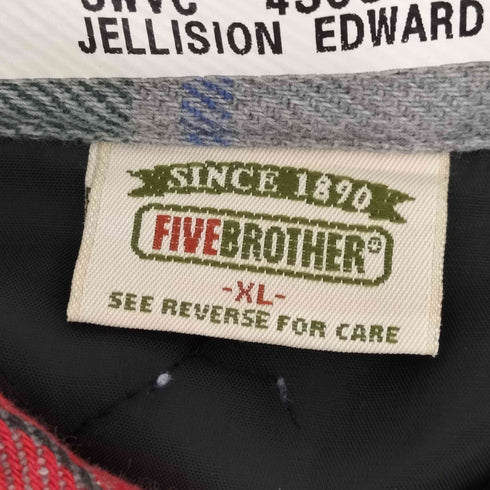 ファイブブラザー FIVE BROTHER 裏地キルティング シャツジャケット メンズ import:XL