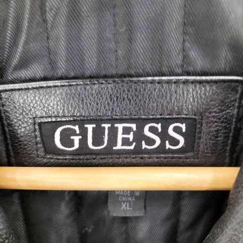 ゲス GUESS 00S 本革 ジップアップジャケット メンズ import:XL