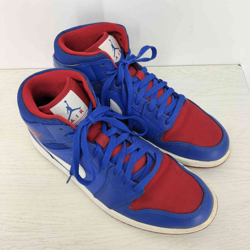 ジョーダンブランド JORDAN BRAND AIR JORDAN 1 MID ROYAL BLUE-RED DETROIT PISTONS メンズ JPN:29