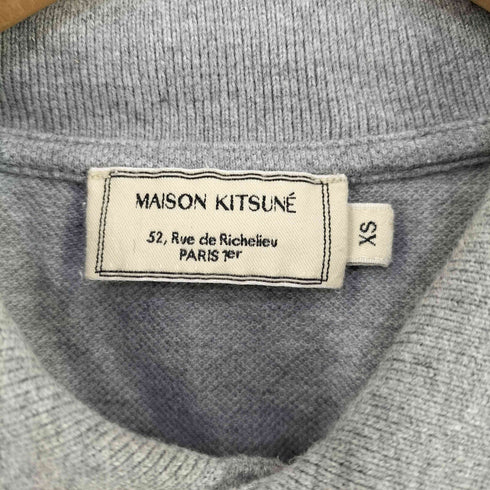 メゾンキツネ MAISON KITSUNE BOLD FOX HEAD PATCH OVERSIZE POLO メンズ JPN:XS