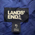 ランズエンド LANDS END 企業ロゴ ワンポイント刺繍 キルティングジップアップジャケット メンズ XL