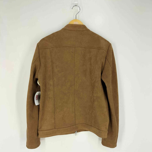 ジャックローズ JACKROSE フェイクスウェード ダブルジップ シングルライダースジャケット メンズ JPN:3