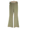 スライ SLY SHAPE RIB FLARE パンツ レディース JPN:1
