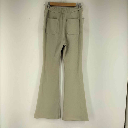 スライ SLY SHAPE RIB FLARE パンツ レディース JPN:1