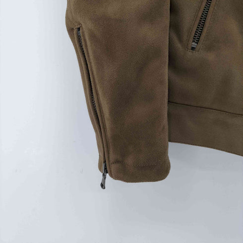 Collective フェイクスエード シングルライダースジャケット メンズ JPN:M