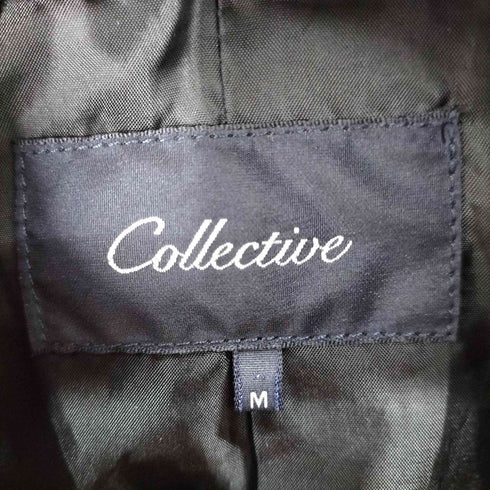 Collective フェイクスエード シングルライダースジャケット メンズ JPN:M