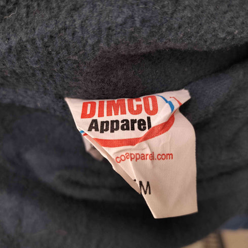 DIMCO APPAREL ボーダー柄 ジップアップ フーデッド マリンジャケット メンズ M