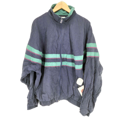 ビルブラス BILL BLASS バングラディシュ製 ジップアップ ナイロンジャケット メンズ L