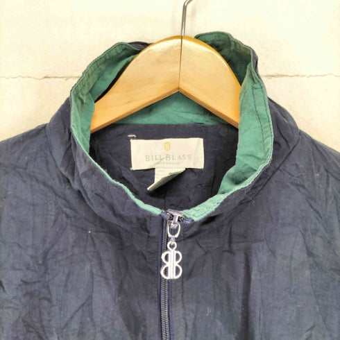 ビルブラス BILL BLASS バングラディシュ製 ジップアップ ナイロンジャケット メンズ L