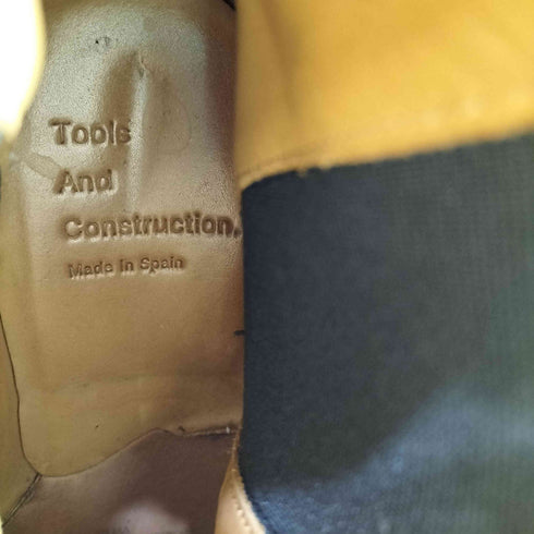 Tools And Construction スペイン製 レザーサイドゴアブーツ メンズ EUR:40