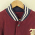 ポロバイラルフローレン Polo by RALPH LAUREN フロントフェルトワッペン スウェットスタジャン ボルドー メンズ