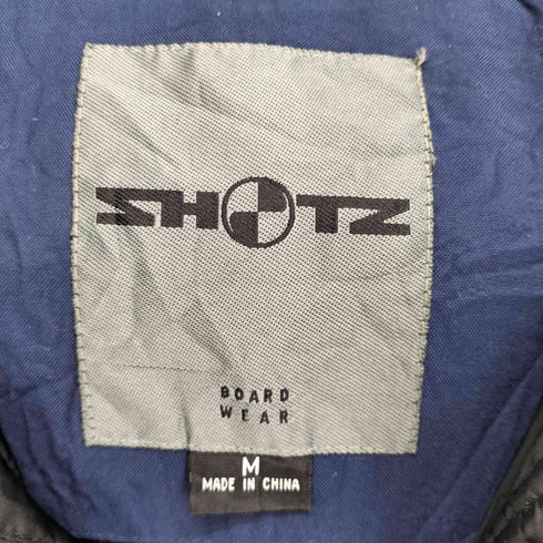 SHOTZ マルチポケット ダブルジップナイロンジャケット メンズ import:M