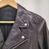 DOMENICO+SAVIO 山羊革 ダブルライダース ジャケット レディース JPN:38