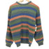 EGG SHELL 90S マルチカラー ボーダーニット メンズ import:M