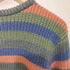 EGG SHELL 90S マルチカラー ボーダーニット メンズ import:M