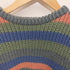 EGG SHELL 90S マルチカラー ボーダーニット メンズ import:M