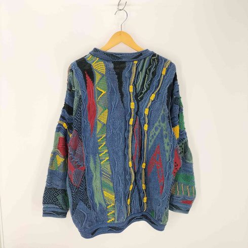 クージー COOGI COOGI BLUES 総柄3Dニット メンズ JPN:M