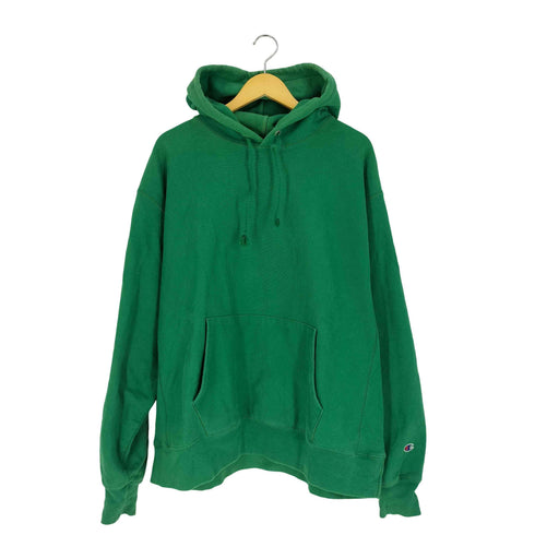 チャンピオン Champion 復刻 単色タグ 青単 REVERSE WEAVE リバースウィーブ プルオーバーパーカー メンズ import:XL