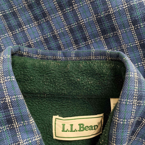エルエルビーン L.L.Bean 70s-80s 裏地フリース チェック柄 シャツジャケット メンズ JPN:M