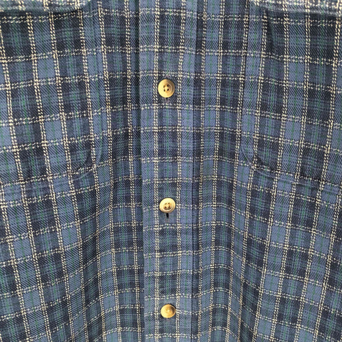 エルエルビーン L.L.Bean 70s-80s 裏地フリース チェック柄 シャツジャケット メンズ JPN:M