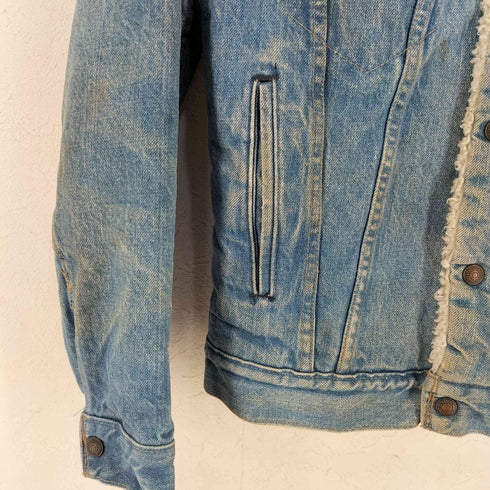 リーバイス Levis USA製 オレンジタブ ボタン裏52 デニムボアジャケット 70608 0213 メンズ US:34