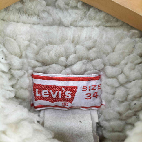 リーバイス Levis USA製 オレンジタブ ボタン裏52 デニムボアジャケット 70608 0213 メンズ US:34