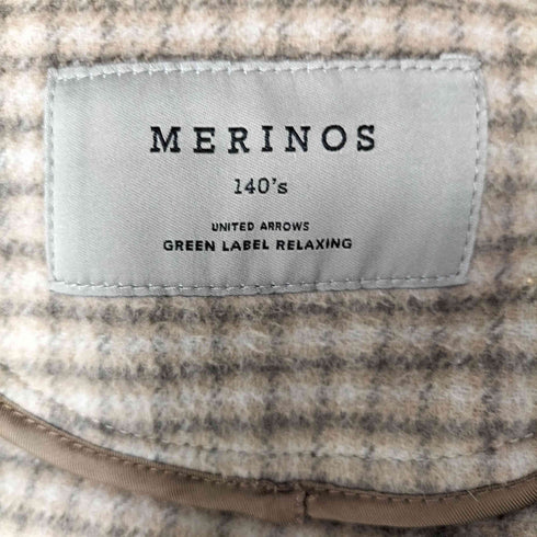 ユナイテッドアローズグリーンレーベルリラクシング UNITED ARROWS green label relaxing 21AW S140 Wビーバー リバー ステンカラー コート メンズ JPN:M