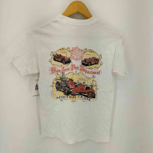 ヘインズ Hanes 90S MADE IN USA 両面プリントクルーネックTシャツ メンズ import:S