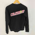 バンズ VANS バックプリント クルーネックスウェット レディース import:M