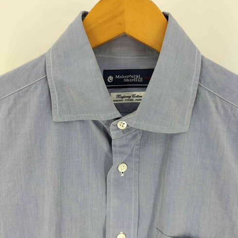 メーカーズシャツカマクラ Makers Shirt 鎌倉 ワイドカラー ミックス カジュアルシャツ メンズ 39/83