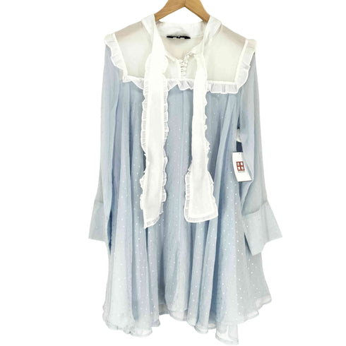 シスタージェーン SISTER JANE スター総柄 フリルシャツ ワンピース レディース JPN:M