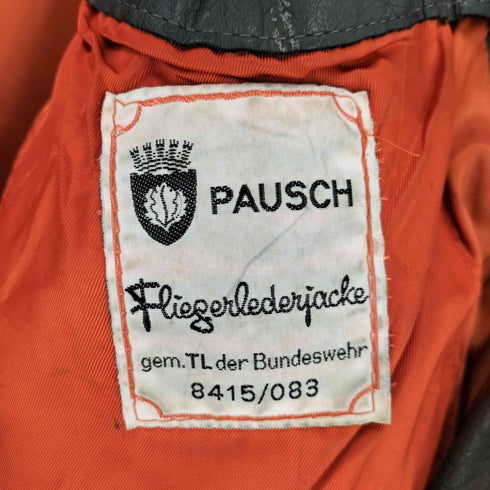 80s pausch レザーフライトジャケット ドイツ空軍 メンズ