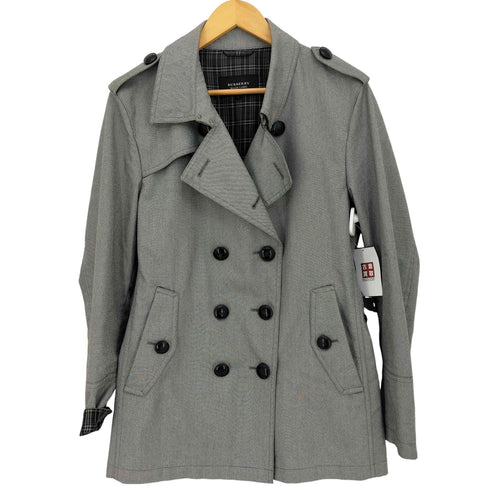 バーバリーブラックレーベル BURBERRY BLACK LABEL 背抜き ショートトレンチコート レディース import:L