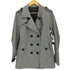 バーバリーブラックレーベル BURBERRY BLACK LABEL 背抜き ショートトレンチコート レディース import:L