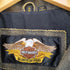 ハーレーダビッドソン HARLEY-DAVIDSON レザーフリンジ スウェードダブルライダースジャケット スタースタッズ メンズ import:S