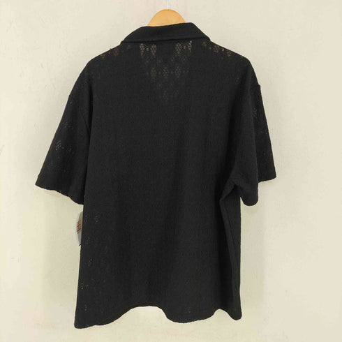 エイチアンドエム H&M Regular Fit Lace resort shirt レギュラーフィット レースリゾートシャツ メンズ JPN:XL